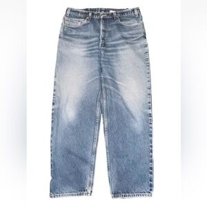 Vtg Levi's 550 Blue Relaxed Straight Men’s Red Tab Jean Size 36 X 30